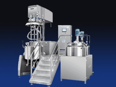 SME-BE500L真空乳化機(jī)，下均質(zhì)螺帶攪拌